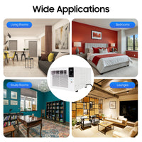 Semiconductor Refrigerator 280W 41.5*28.3*20.5cm White 40-50dB Small Window Air Conditioner for Bedroom Living Room Home Office
