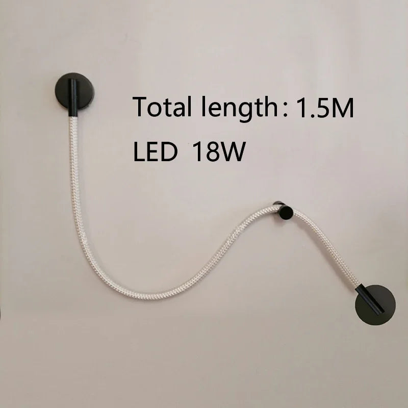 Modern LED Line Light Designer DIY Chandelier for Loft Villa Duplex Living Room Exhibition Hall Creative Art Home Lighting