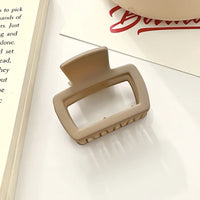 Women's Square Lightweight Hair Claw Clip Fashionable Elegant Hair Accessory Clip Suitable Hair Styling Makeup