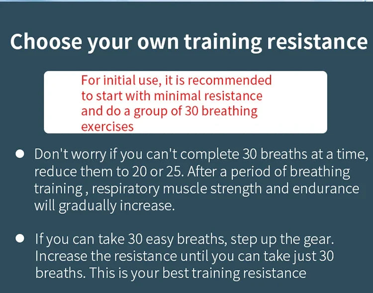 Silicone Respiratory Trainer Lung Ventilator Fitness Equipment High-altitude Respiratory Training Tools for Exercise