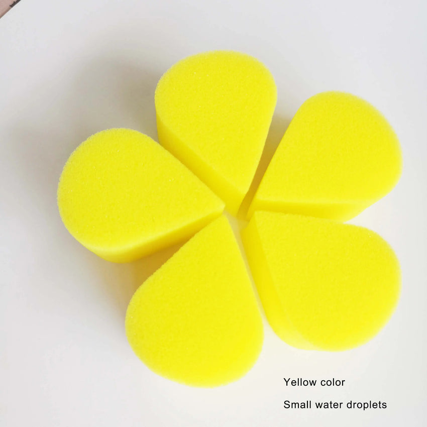 5pcs Body Art Face Painting Water droplets Semicircle Circular Facial Graffiti Halloween Makeup Sponge
