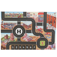 Baby Play Mat City Traffic Road Map Mat Carpet City Car Parking Lot Roadmap Traffic Signs Baby Climbing Playing Mat Game