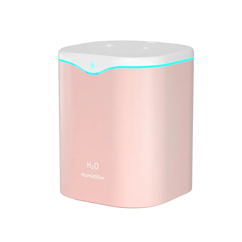 2L Large Capacity Dual Spray Humidifier USB Home Office Desktop Aroma Diffuser Mist Purifier Essential Oil Air humidificador