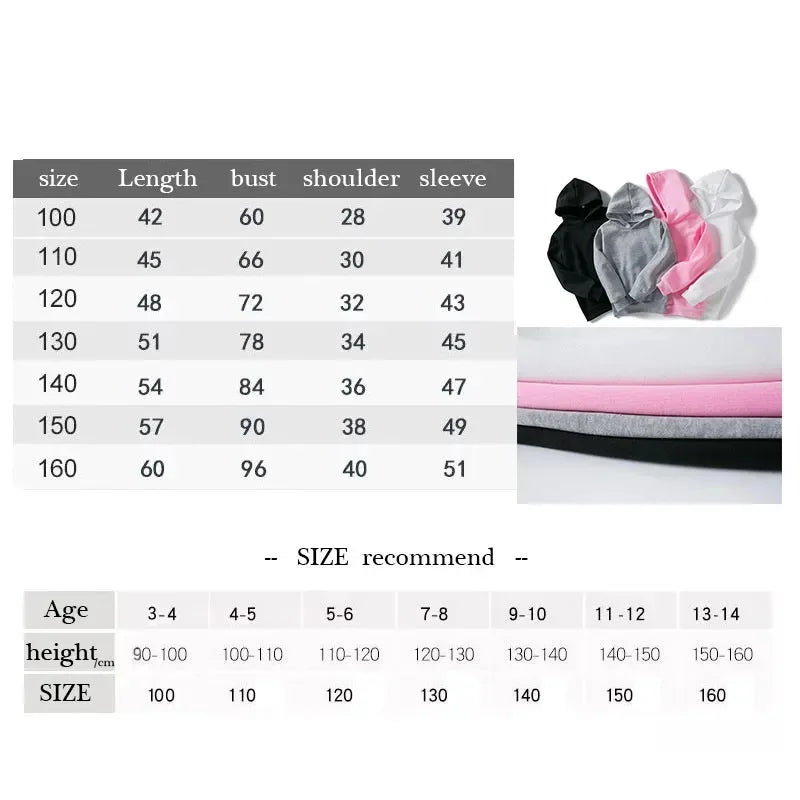 Kids Bluey Hooded Sweatshirt Fall Winter Warm Soft Pullover Comfortable Playwear for Boys Girls
