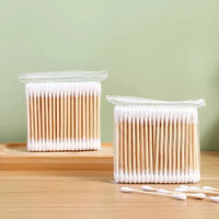 Precision Pointed Cotton Swabs – 2-Ended Bamboo Sticks for Makeup, Nail Art & Personal Care