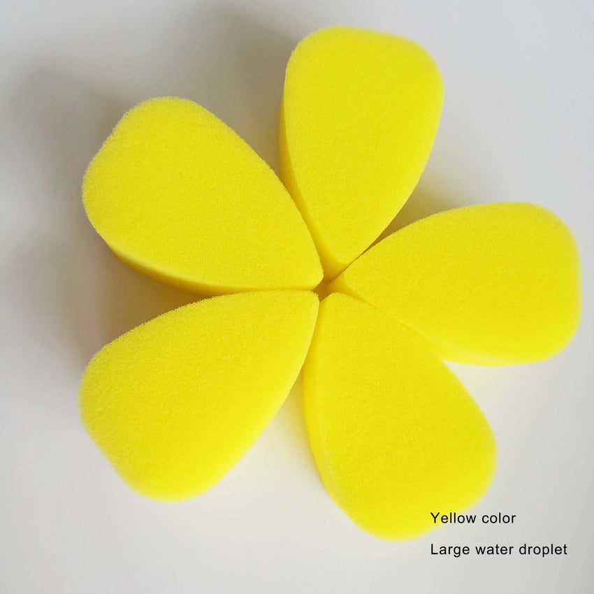 5pcs Body Art Face Painting Water droplets Semicircle Circular Facial Graffiti Halloween Makeup Sponge