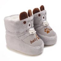 Winter New Cute Cartoon Baby Booties Boy Girl Boots Cotton Soft-Sole Non-Slip Warm Toddler First Walkers Infant Crib Shoes