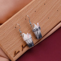 Personalized Simulation Cigarette Earrings Fashion Creative Funny Cigarette Butt Earring for Women Men Punk Street Jewelry Gifts