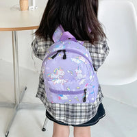 Children Backpack Cartoon Dinosaur Unicorn Pattern Baby Cute Kindergarten Schoolbag Waterproof Kids Bags Boys Girls Backpacks