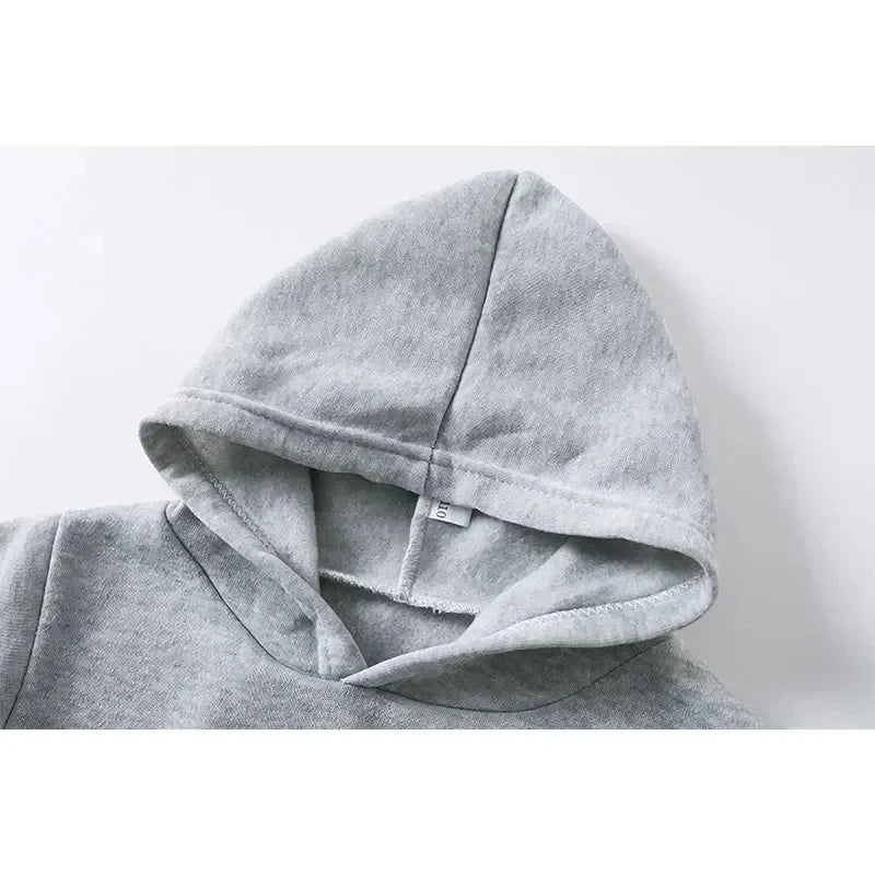 Kids Bluey Hooded Sweatshirt Fall Winter Warm Soft Pullover Comfortable Playwear for Boys Girls
