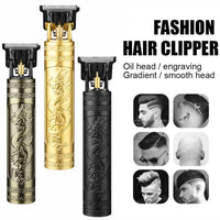 USB Fast Charging Hair Cutting Machine Electric Hair Clipper Portable Shaver Barber Professional Barber T9 Vintage Hair Trimmer