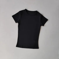 Women's Outdoor Sports Shirt Yoga Wear Fitness T-Shirt Quick Dry Running T-Shirt Workout Top Female Sportswear Exercise Clothing