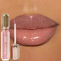 Mirror Pearl Lip Gloss Waterproof Long Lasting Moisturizing Lipstick Shine Glitter Lip Glaze Women Non Stick Cup Lip Tint Makeup