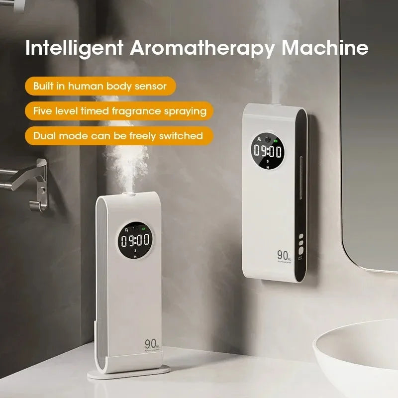 Multi-Functional Intelligent Aromatherapy Machine USB Desktop and Wall-Mounted Air Freshener and Purification Device