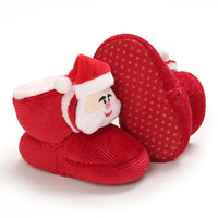 Winter New Cute Cartoon Baby Booties Boy Girl Boots Cotton Soft-Sole Non-Slip Warm Toddler First Walkers Infant Crib Shoes