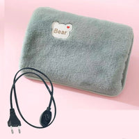 Electric Hot Water Bag Home Heater Soft Winter Hand Warmer Reusable Bottle EU Plug Rechargeable Pocket Warmer Home Office