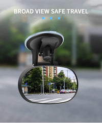 Car Baby Mirrors Interior Dashboard Suction Windshield Sun Visor Plate Clips Mirror Safety Rearview Mirrors Baby Kids Monitor
