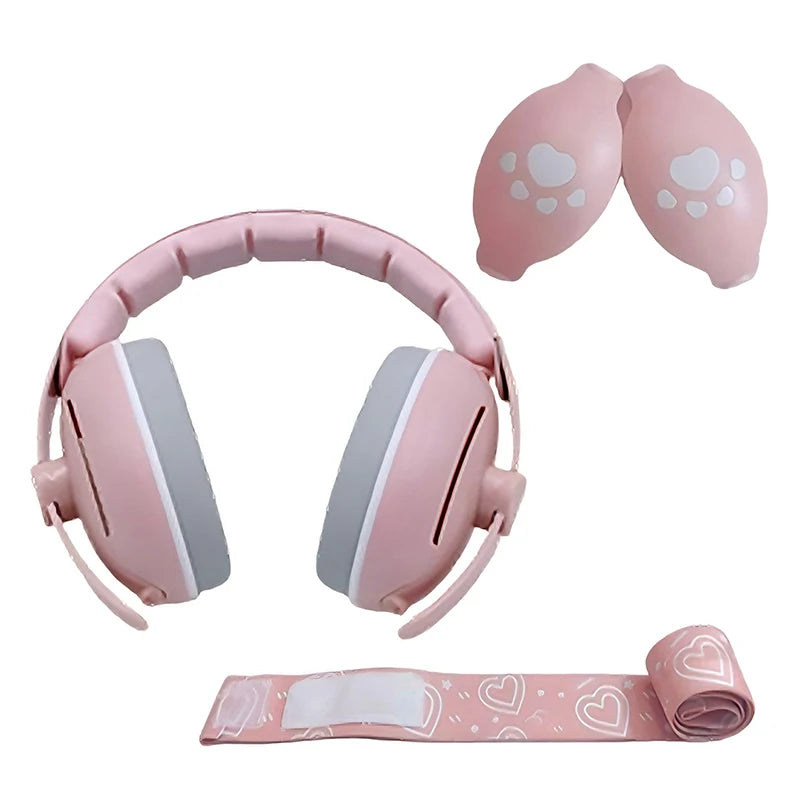 New Baby Ear Protection Noise Cancelling Headphones for Babies, 2-in-1 Baby Ear Protection, Baby Travel Essentials for Outdoor