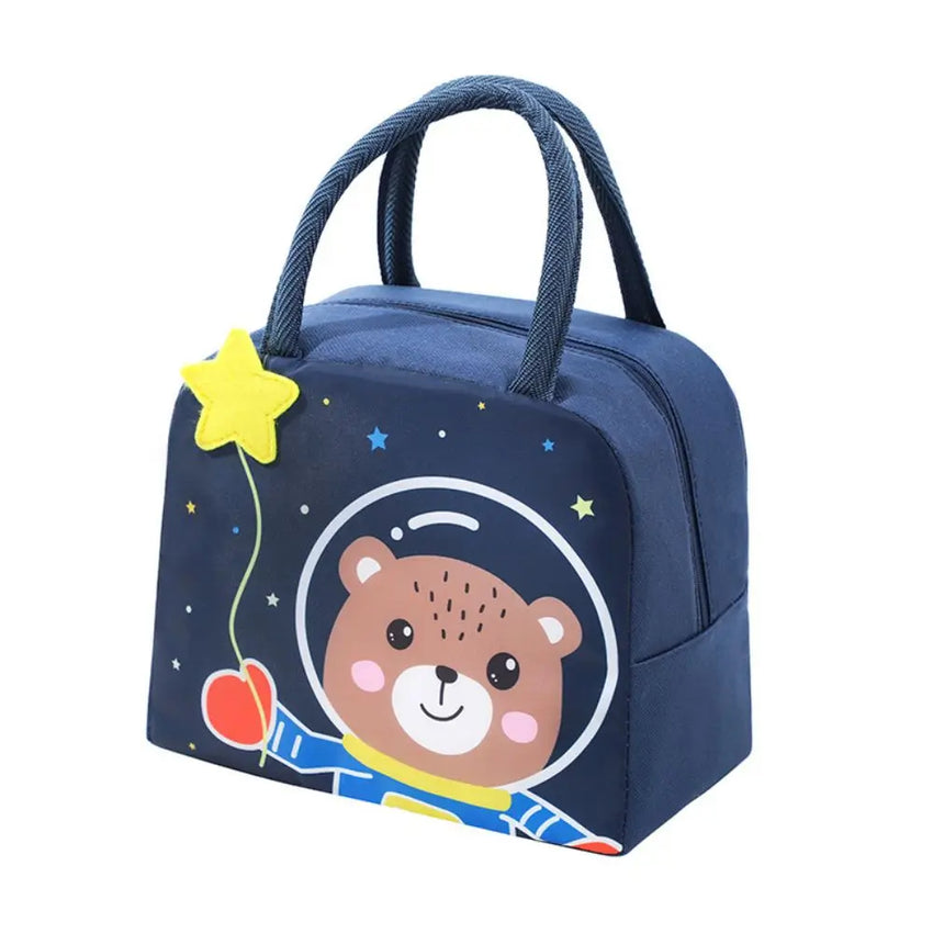 Cartoon Insulated Bag Cute Handheld Lunch Bag Thickened Aluminium Foil Insulation Bag Portable Out Student Lunch Lunch Box Bag