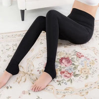 Women's Thermal Winter Tights Fleece Lined Sheer Velvet Pantyhose Thick Warm Leggings with Plush Inner Layer