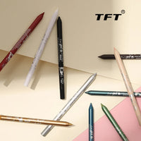2 in 1 Eyeliner Lip Liner Gel Pencil Waterproof Long-lasting Blue White Black Brown Easy Wear Eyeliner Makeup for Eyes 7 Colors