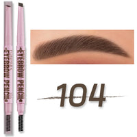 2 in1 Eyebrow pencil professional Cosmetics makeup for women 5 Colors Waterproof Eyebrow Tattoo brush Long Lasting eyebrow pen