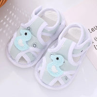 Summer Toddler Infant Kids Baby Cute Casual Princess Sandals Lovely Cartoon Soft Crib Shoes Boy Girls First Walkers Floor Shoe
