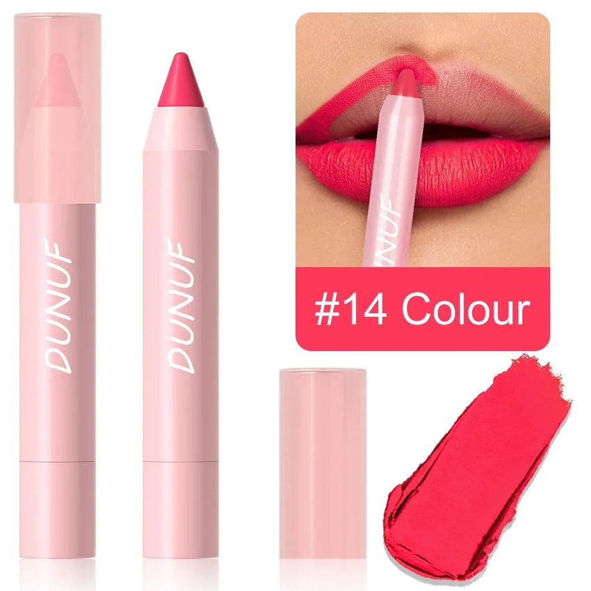 Nude Brown Lip Liner Pencil 18 Color Red Contour Tint Labial Makeup Waterproof Matte Lipstick Crayon Pen Lip Contouring Cosmetic