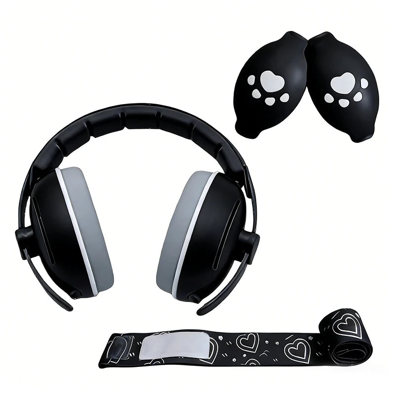 New Baby Ear Protection Noise Cancelling Headphones for Babies, 2-in-1 Baby Ear Protection, Baby Travel Essentials for Outdoor