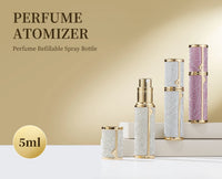5ML Portable Compact Leather Perfume Bottle Multipurpose Sprayer Refillable Empty Perfume Atomizer for Travel Spray Bottle 1PC