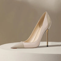 Nude High Heels Women's 2026 New Celebrity Niche Color Matching French Pointed Single Shoes Women's Stiletto