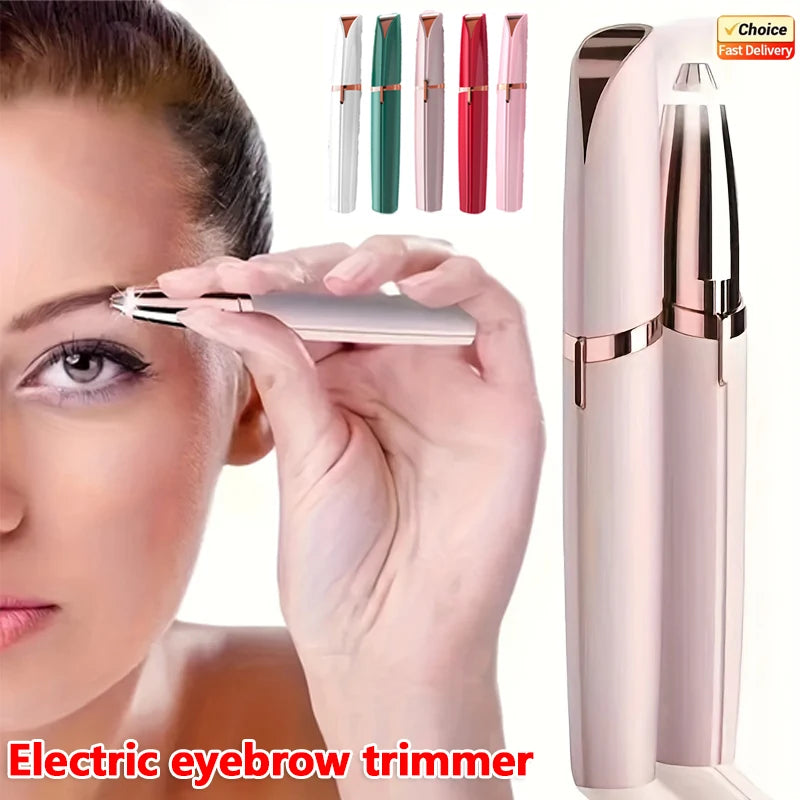 2026 New Electric Eyebrow Trimmer Pen Automatic Hair Removal Razor for Women Men Facial Shaver Beauty Tool Epilator