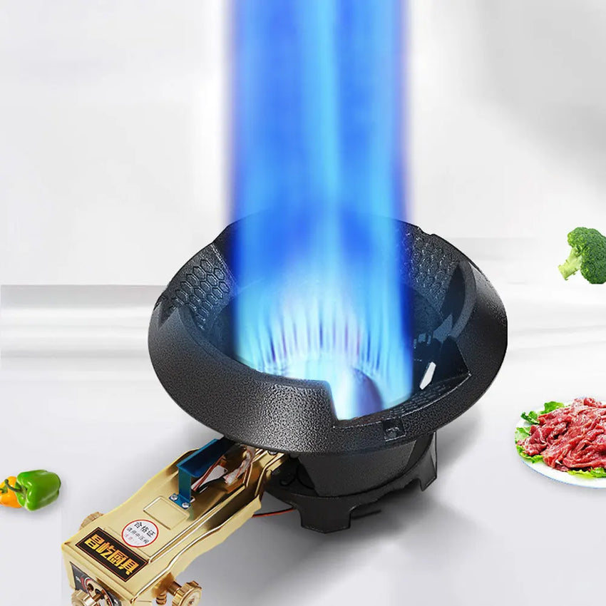 Energy-saving Kitchen Gas Stove Cooktop Hob Commercial Fierce Fire Gas Stove Single Gas Stove Liquefied Gas