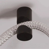 Modern LED Line Light Designer DIY Chandelier for Loft Villa Duplex Living Room Exhibition Hall Creative Art Home Lighting
