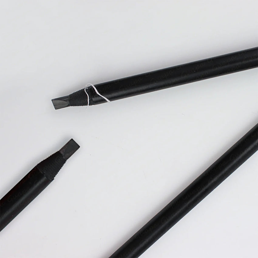 2PCS Professional Microblading Brow Mark Pencil Permanent Red Lip Contour Pen Tattoo Waterproof Art Tint Makeup Eyebrow Pen