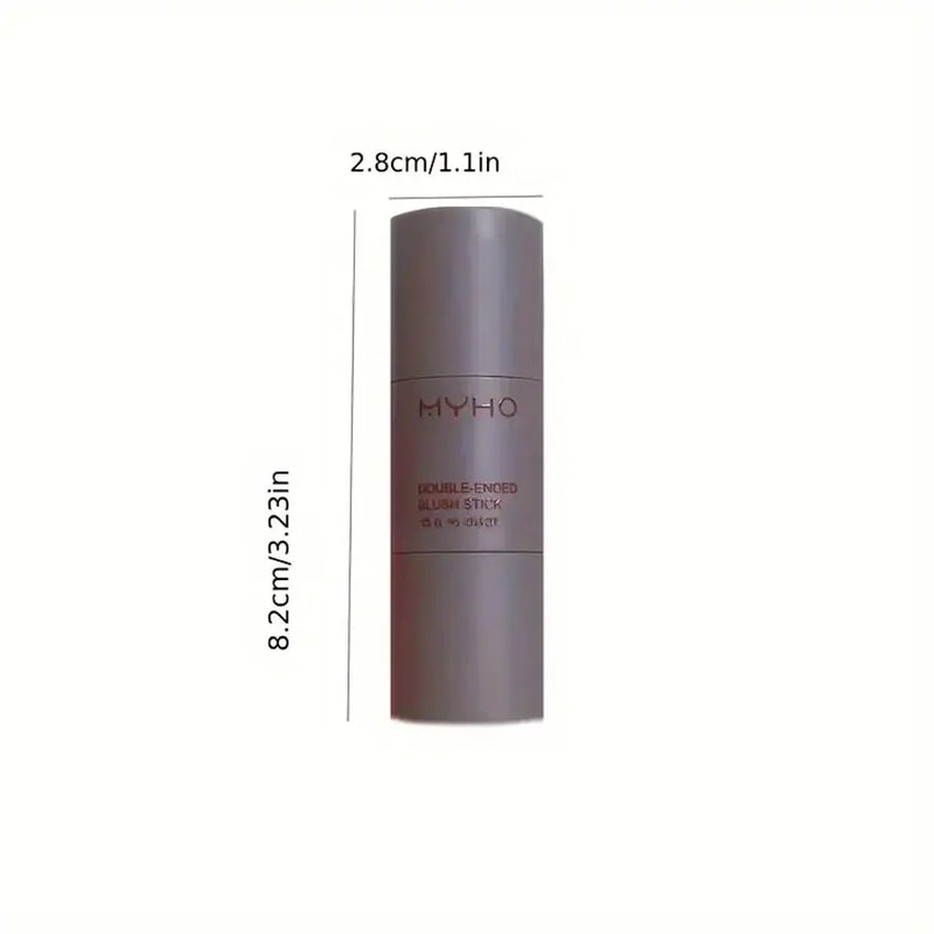 Blush Stick Double-ended Expansive Color Natural Long Lasting Matte Makeup Monochrome Creamy Rouge Blush Stick