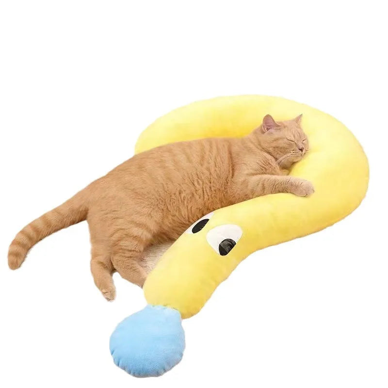 1 Pc Pet Little Pillow U-Shaped Neck Protector Deep Sleep for Puppy Kitten Pillow Dog Cat Headrest Sleeping Pillow Pet Supplies