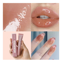 10ml Lip Glaze Moisturizing Jelly Lip Enrichment Oil Lasting Water Light Glass Lip Plump Oil Remove Line Lip Protection Serum