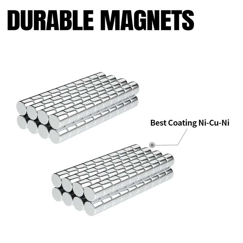 40/200pcs 3x3mm Fridge Magnets for Fridge Office