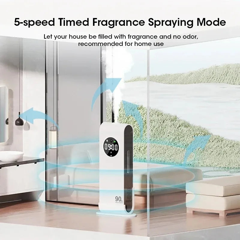 Multi-Functional Intelligent Aromatherapy Machine USB Desktop and Wall-Mounted Air Freshener and Purification Device