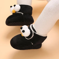 Winter New Cute Cartoon Baby Booties Boy Girl Boots Cotton Soft-Sole Non-Slip Warm Toddler First Walkers Infant Crib Shoes