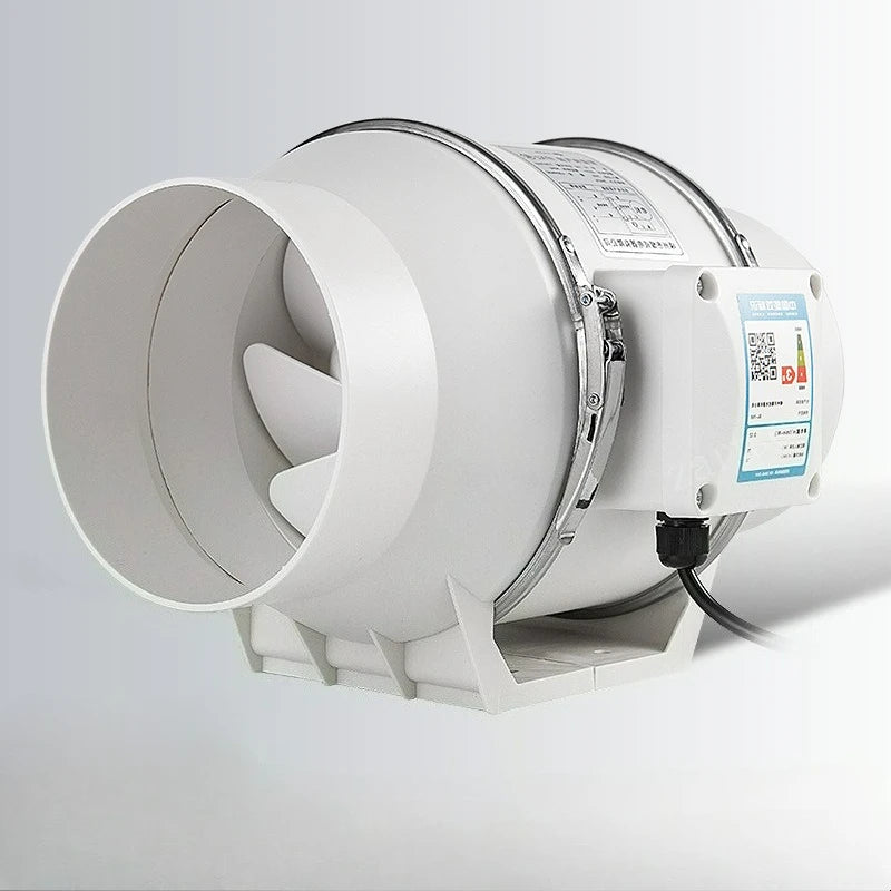 Exhaust Fan Home Mute Inline Duct Fan Bathroom Exhaust Fan Ventilation Equipment Kitchen Bathroom Wall Mounted Air Purifying Ve