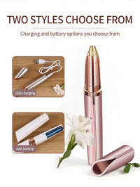 2026 New Electric Eyebrow Trimmer Pen Automatic Hair Removal Razor for Women Men Facial Shaver Beauty Tool Epilator