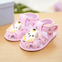 Summer Toddler Infant Kids Baby Cute Casual Princess Sandals Lovely Cartoon Soft Crib Shoes Boy Girls First Walkers Floor Shoe