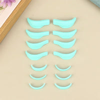 Wholesale 7Pairs Silicone Eyelashes Perming Curler Eyelash Perming Pads  Reusable Lash Lift Shield Pads Eyelash Lifting Tools