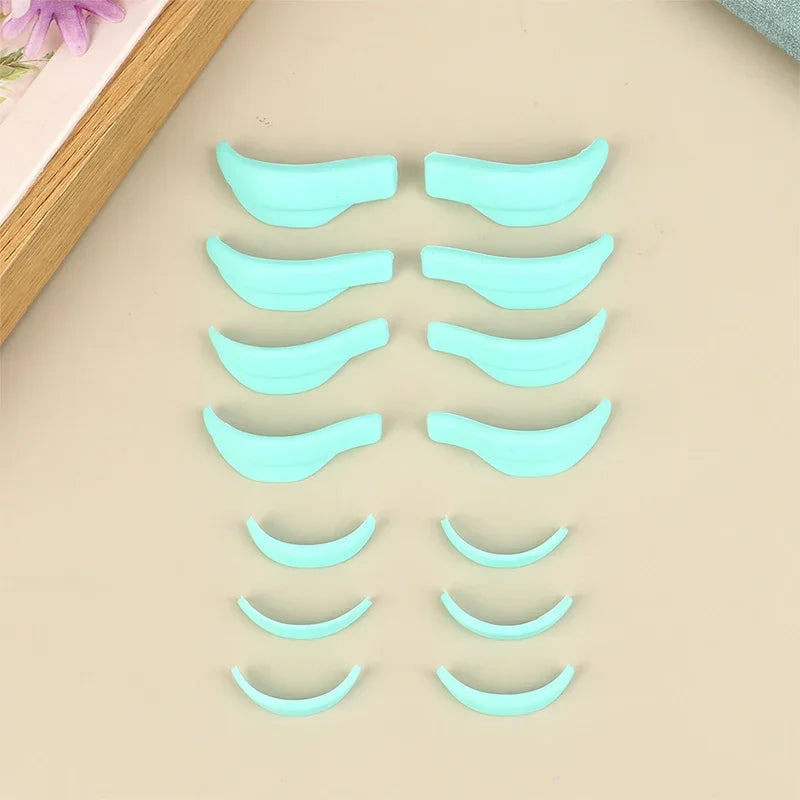 Wholesale 7Pairs Silicone Eyelashes Perming Curler Eyelash Perming Pads  Reusable Lash Lift Shield Pads Eyelash Lifting Tools