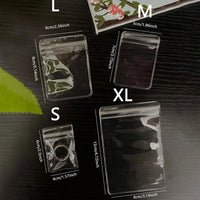 50/100/200pcs-Clear Earring Bags Waterproof Bags Thickened Reusable Storage Pouch for Jewelry Rings Necklace Bracelet