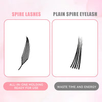 Yelix Feather Lashes Comic Spire Premade Lashes Fans Manga Anime Volume False Eyelashes Extensions for Makeup Tool