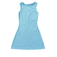 Woman Dress Sleeveless Knit Slim A-Line Female O-Neck Seveless Mini Dresses Sheath 2024 Summer Clothing Streetwear Y2K Qtraf2411