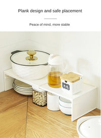 Kitchen Cupboard Organizer Retractable Cabinet Shelf Seasoning Bottle Spice Rack Dish Shelf Kitchen Accessories Storage 2030